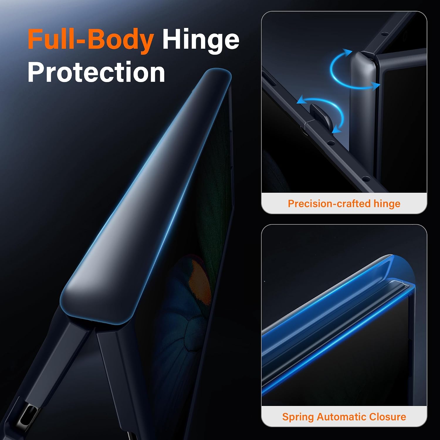 Thumbnail 6 de MOBOSI FOLD8 Ultra Samsung Galaxy Z Fold 8 Ultra用ケース プライバシー保護・ヒンジカバー・折りたたみスタンド付き