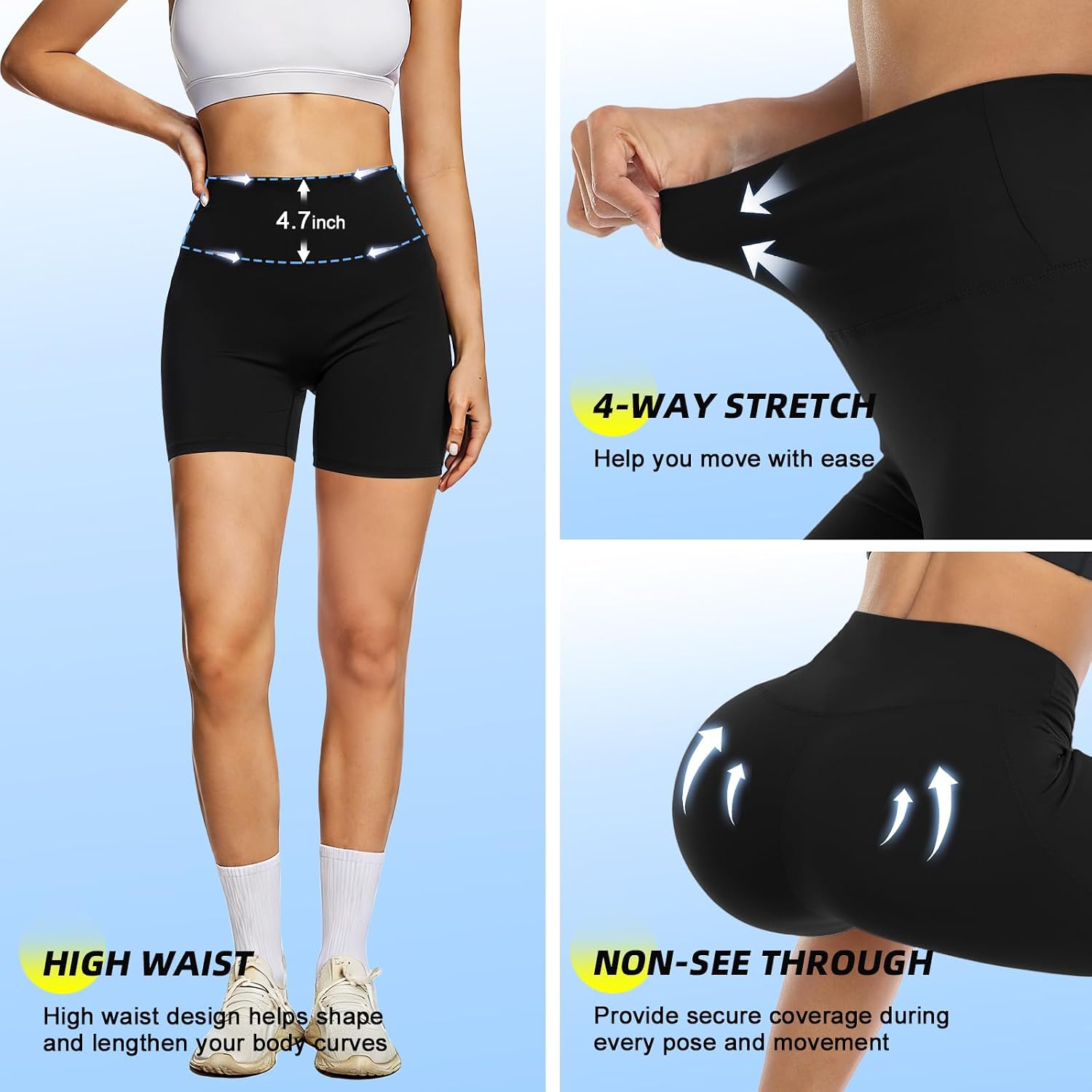 Detalle de FULLSOFT High Waisted Biker Shorts 5 in