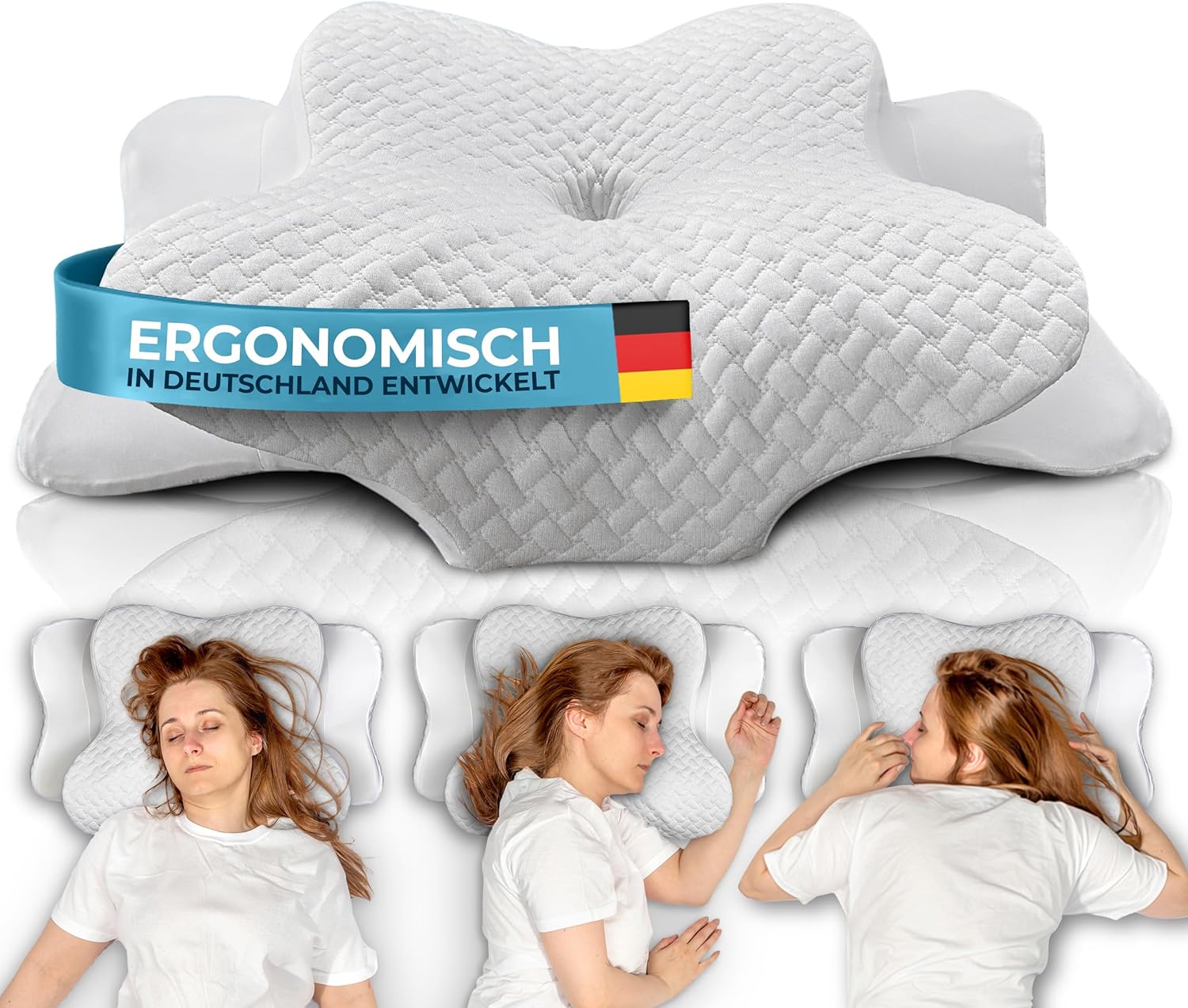 Thumbnail 5 de Glückstoff Orthopädisches Nackenkissen Memory Foam