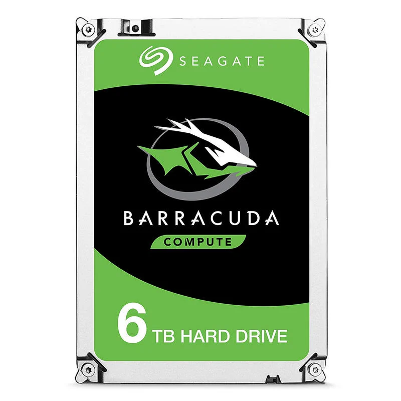 Detalle de Seagate Barracuda 3.5" 6TB SATA 3: fiabilidad y mucho espacio para PC y NAS