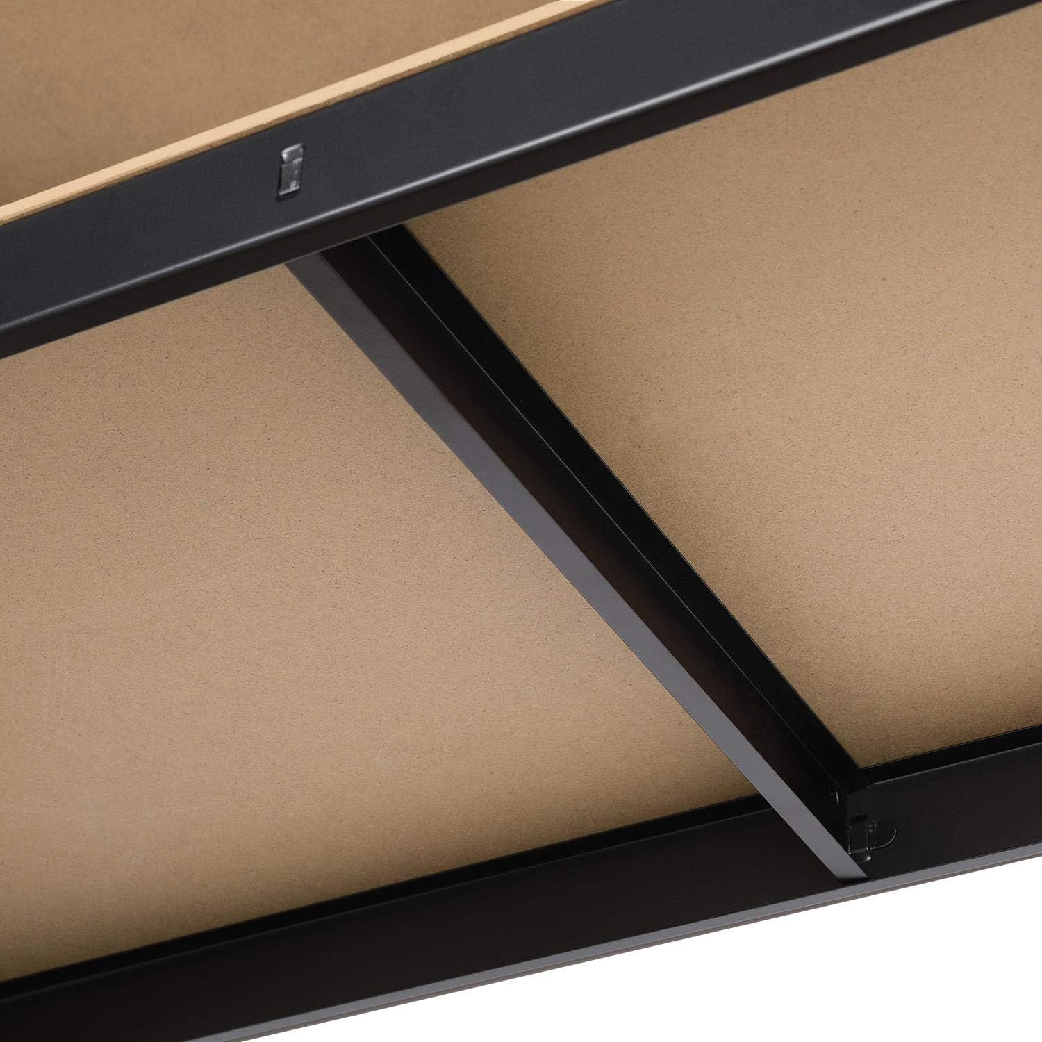Thumbnail 3 de Yaheetech Lagerregal XL (180 x 90 x 40 cm) aus verzinktem Stahl, 5 Fachböden – Keller- und Werkstattregal in Schwarz
