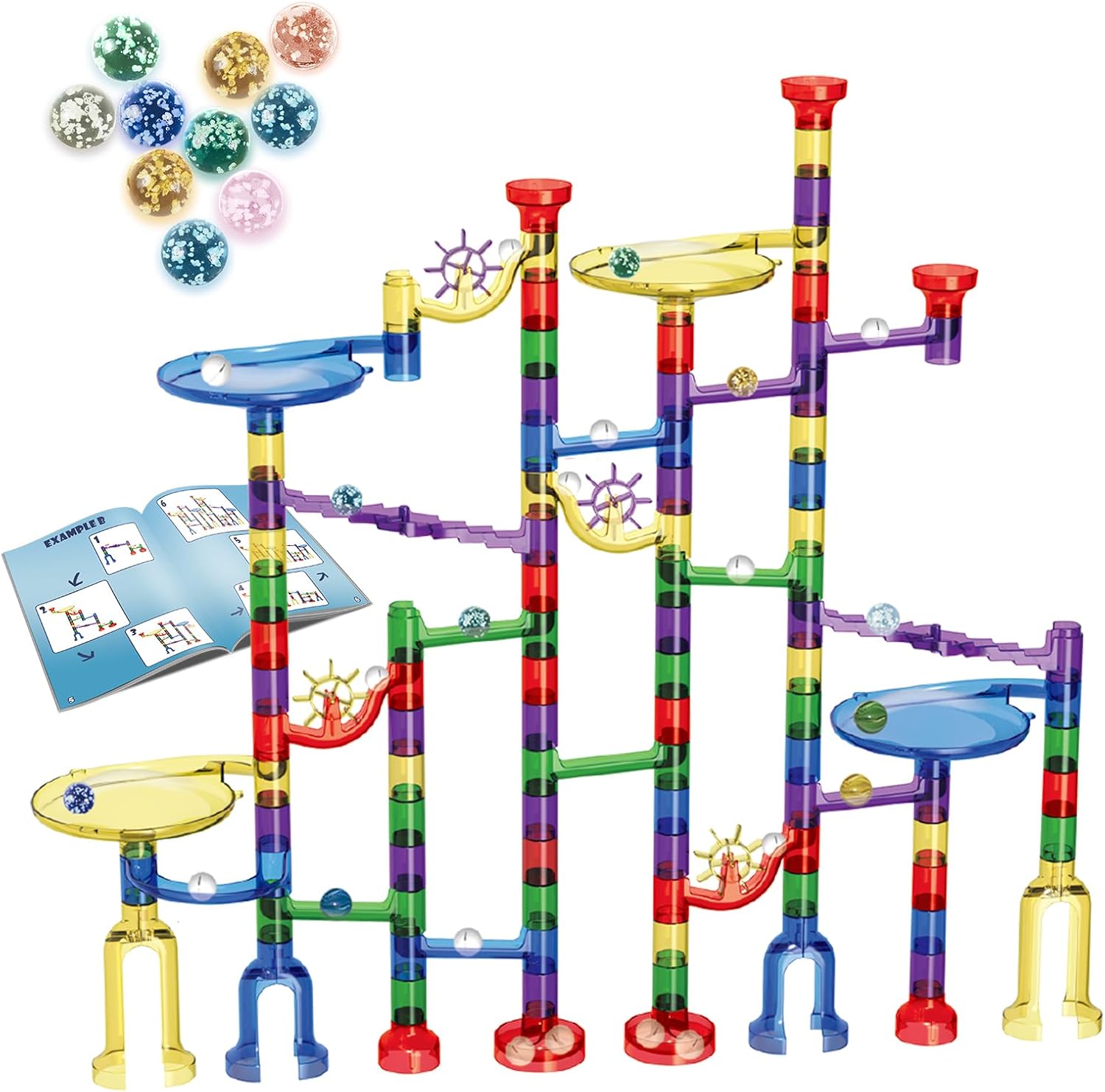 Glowing Marble Run Super Set
