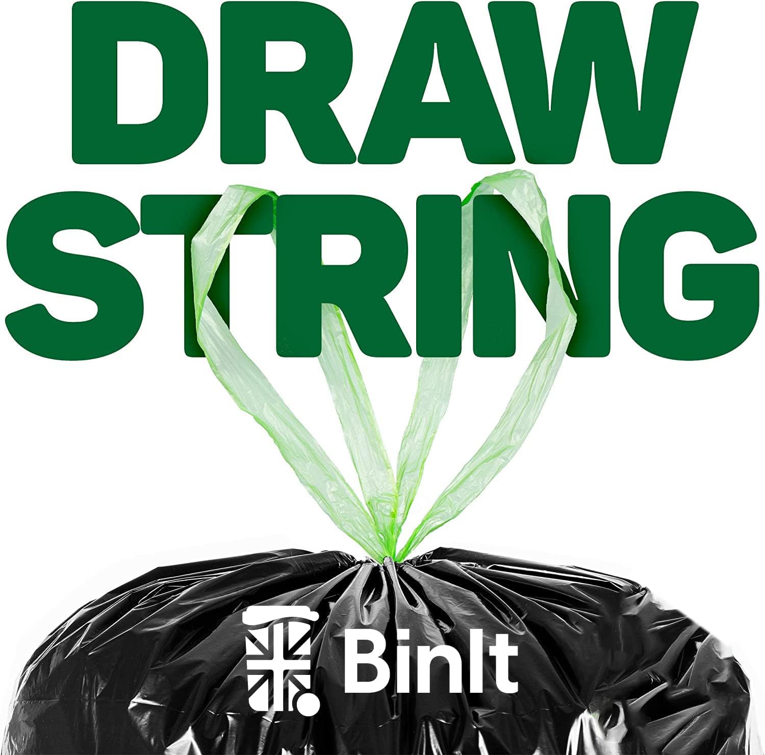 Thumbnail 2 de BIN IT 40 Drawstring Bin Bags 70 Litre