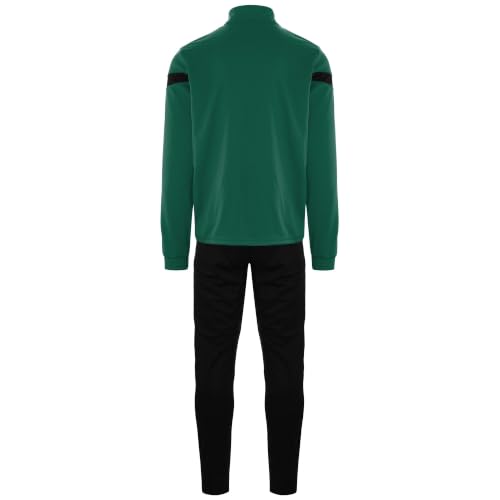 Detalle 1 de Kappa Dalcito, tuta da ginnastica unisex verde e nero, taglia XXL