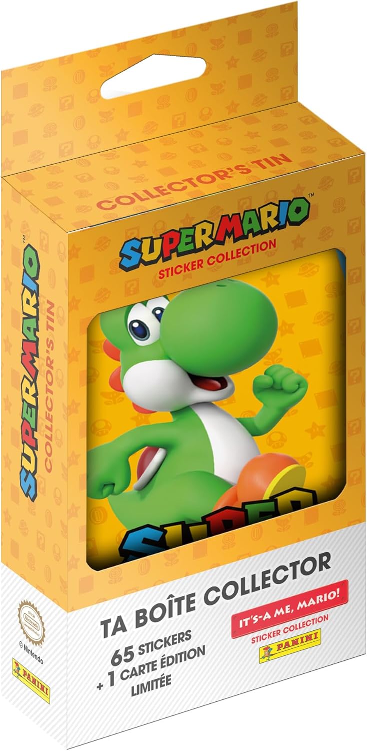 Thumbnail 3 de Panini Super Mario It's A ME Mario Caja de Metal 13 fundas
