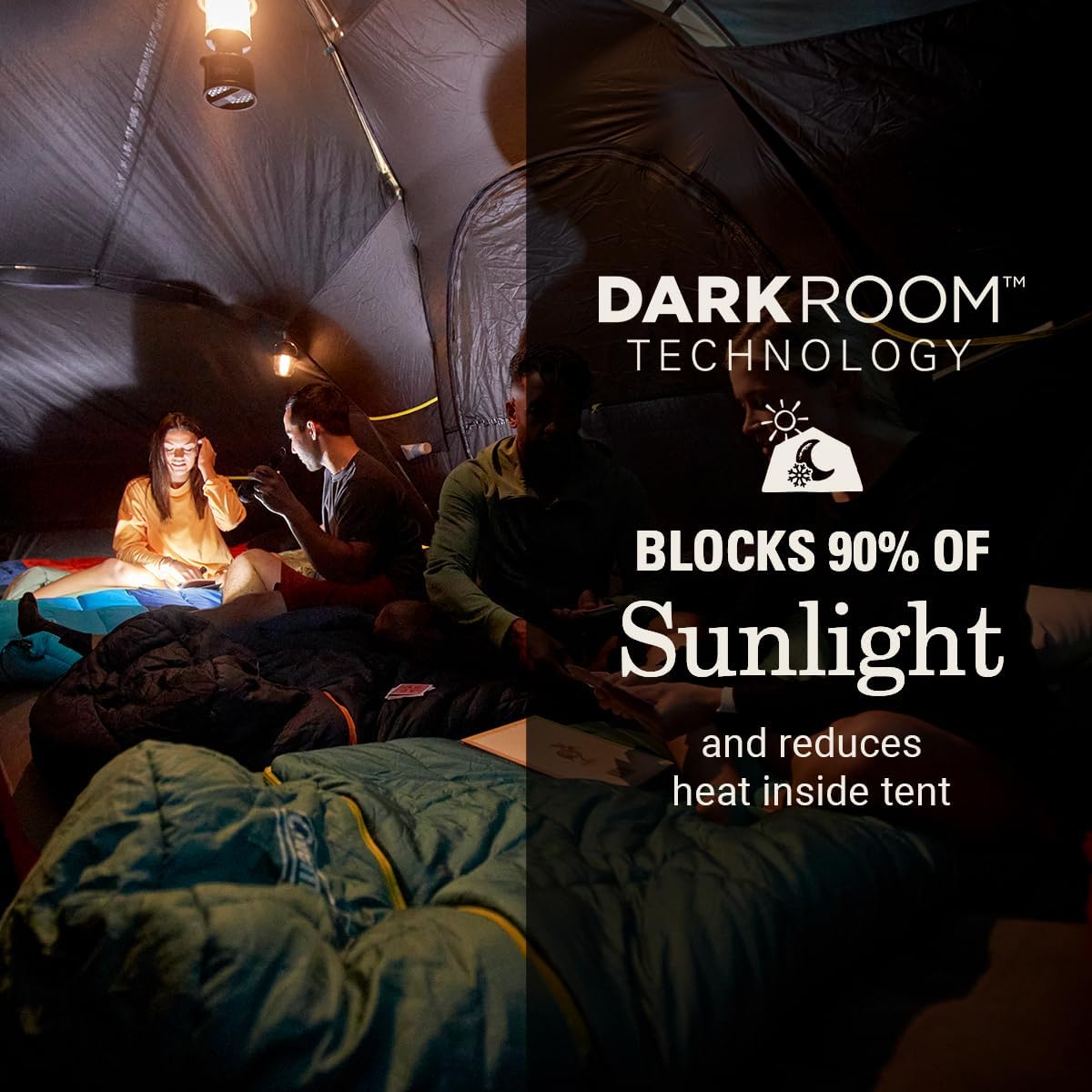 Thumbnail 1 de Coleman Skydome Dark Room Tent 4/6/8/10 Person — 5-Minute Setup, 90% Sunlight Blocking