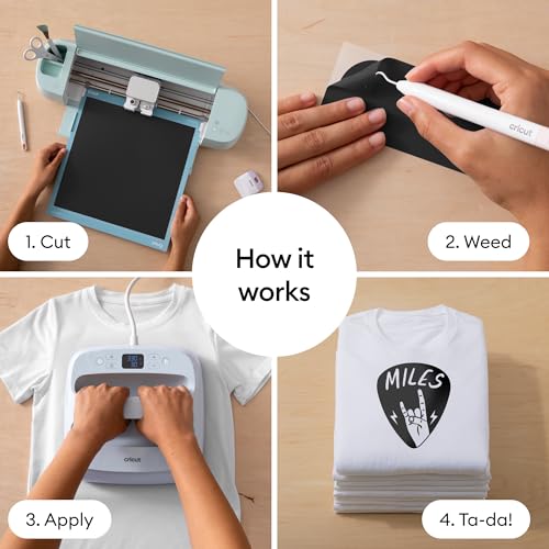 Thumbnail 7 de Cricut Vinilo Textil 10 rollos 30,5×91 cm 🎨