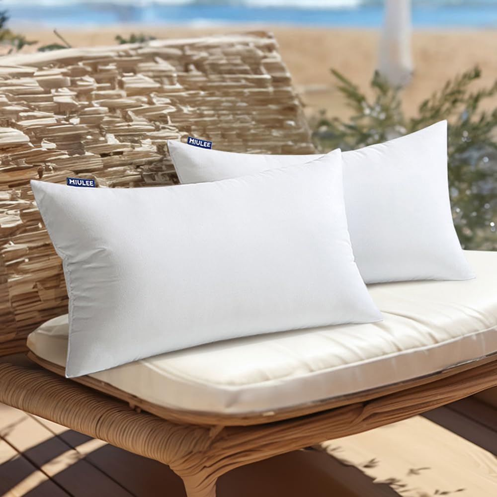Thumbnail 6 de MIULEE Outdoor Kissen-Wetterfestfüllung 45x45 cm im 2er Set – wasserdicht & als Innenkissen