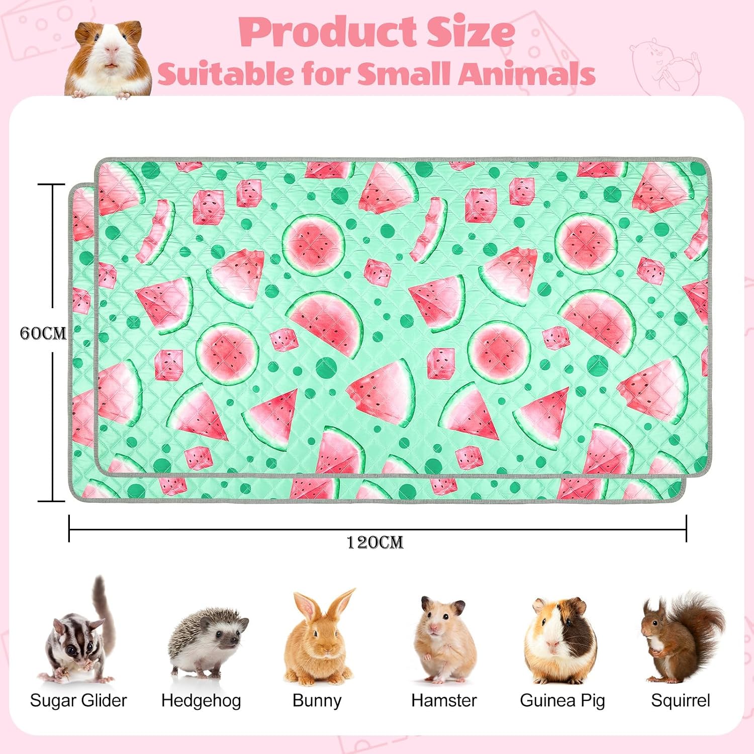 Thumbnail 2 de BeBeJoJo Guinea Pig Cage Liner 2 Pack
