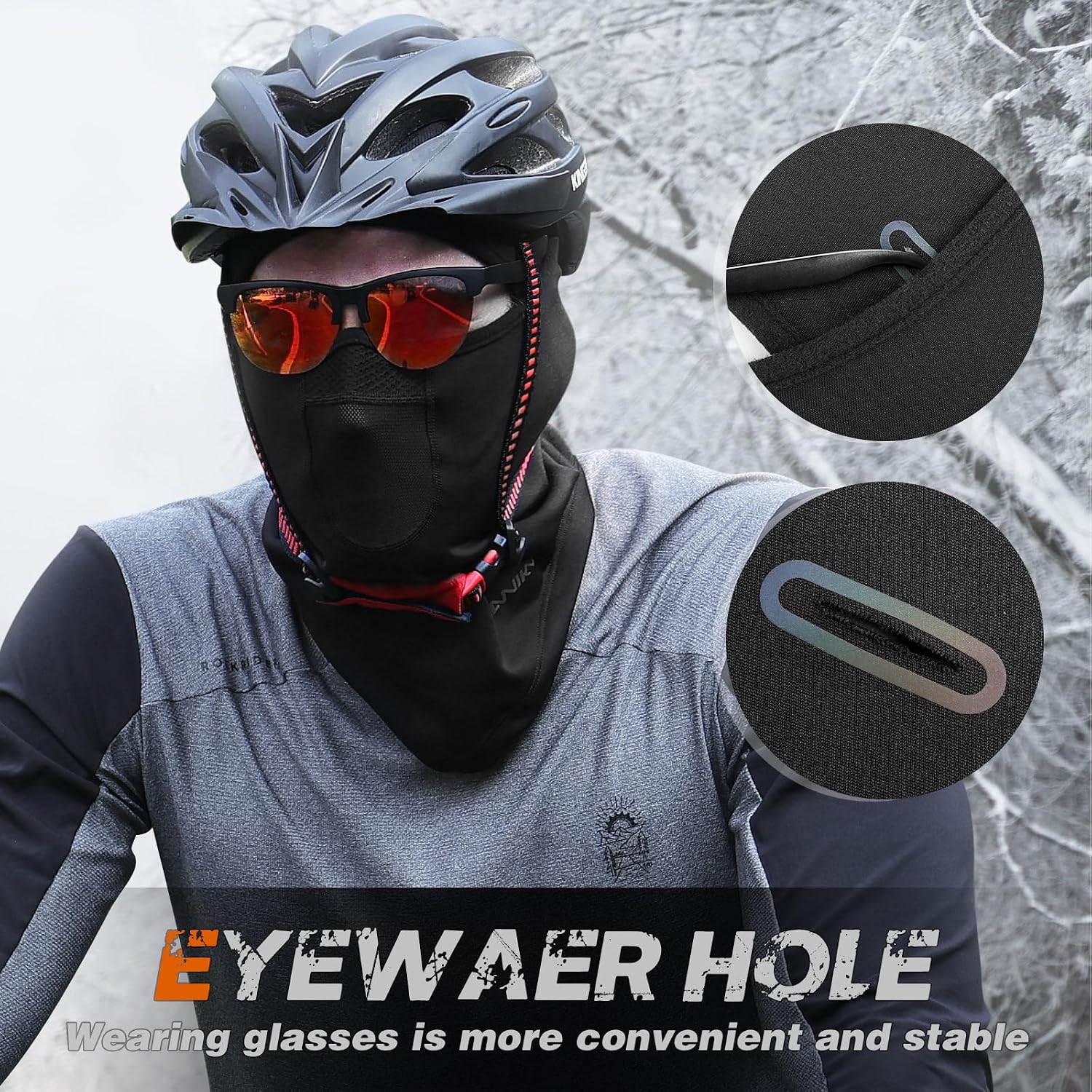 Thumbnail 4 de YANIKY Sturmhaube Balaclava für Wintersport 🧣