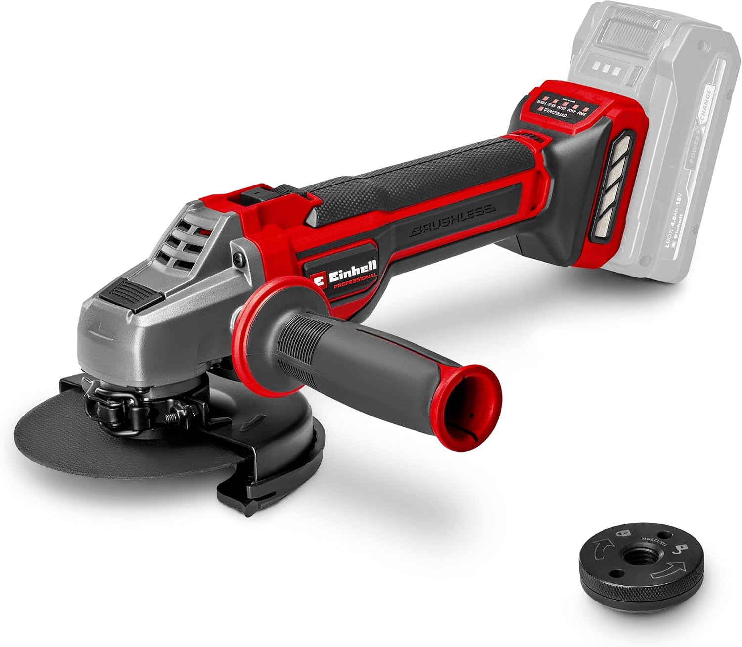 Detalle de Einhell TP-AG 18/125 CE Q Li smerigliatrice angolare 18V