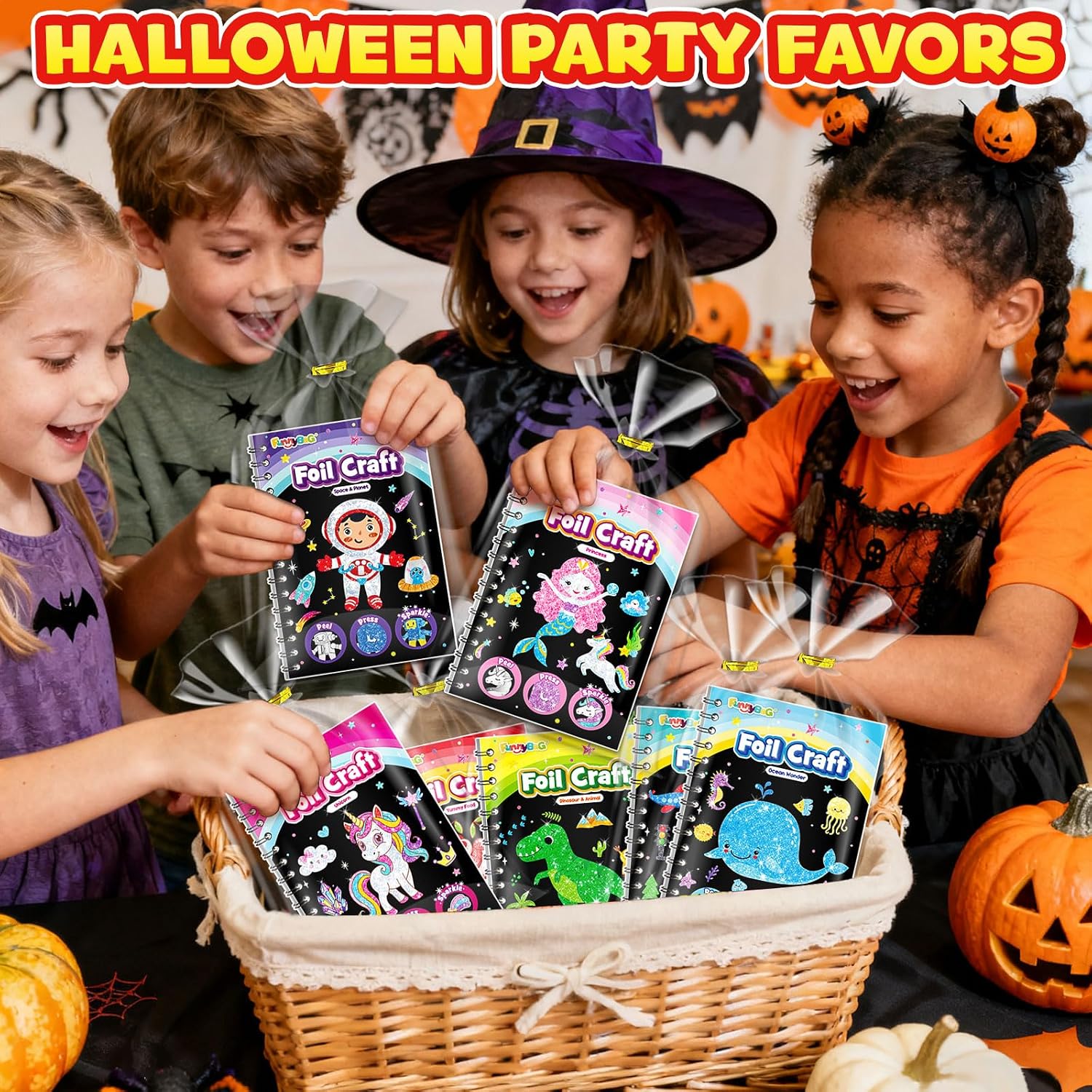 Thumbnail 6 de FUNNYB&G Foil Art Party Favors 24-pack