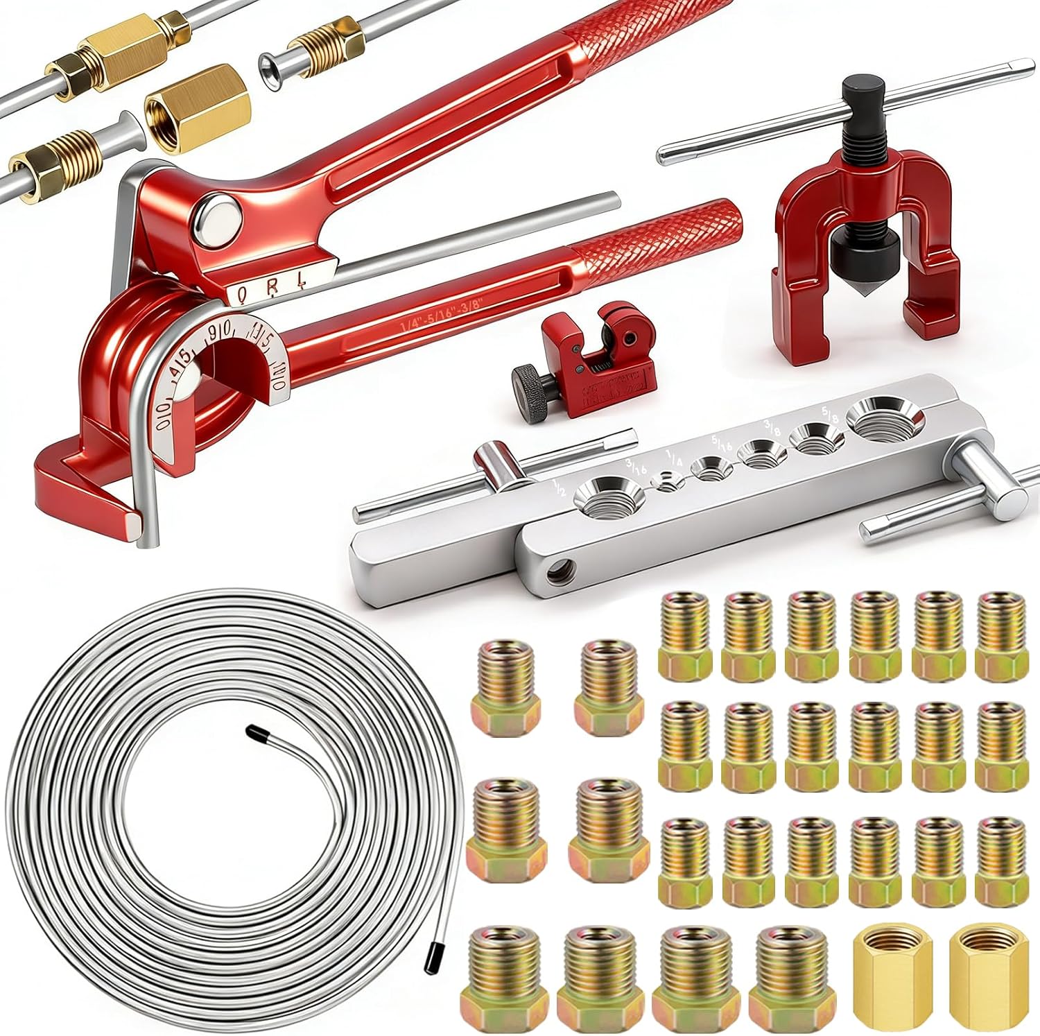 Detalle de smseace 26Pack 3/16 Brake Line Kit