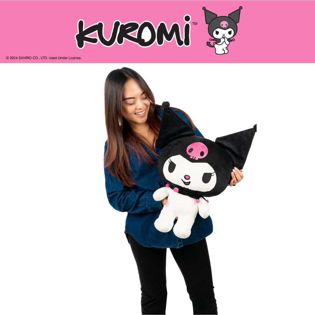 Thumbnail 3 de Kuromi Cuddle Pillow Buddy by Franco Collectibles – Officially Licensed Plush for Kids