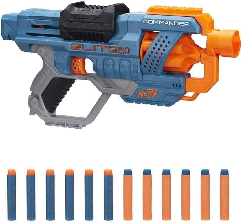 Detalle 2 de NERF Elite 2.0 Commander RD-6 Blaster