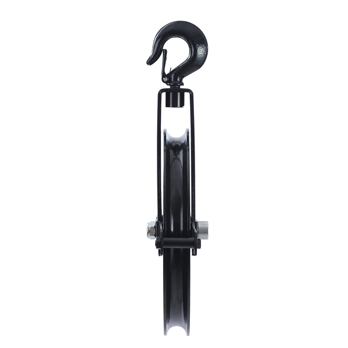 Detalle de KATSU Pulley Wheel 300mm Gin Hoist with Hook — 450kg Capacity