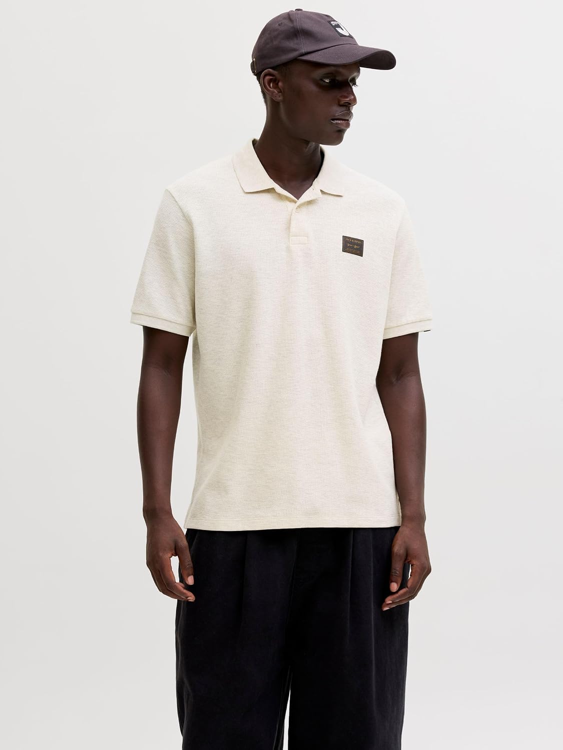 Detalle de Jack & Jones JJDAYTONA Polo SS SN: polo uomo con colletto classico e taglio normale