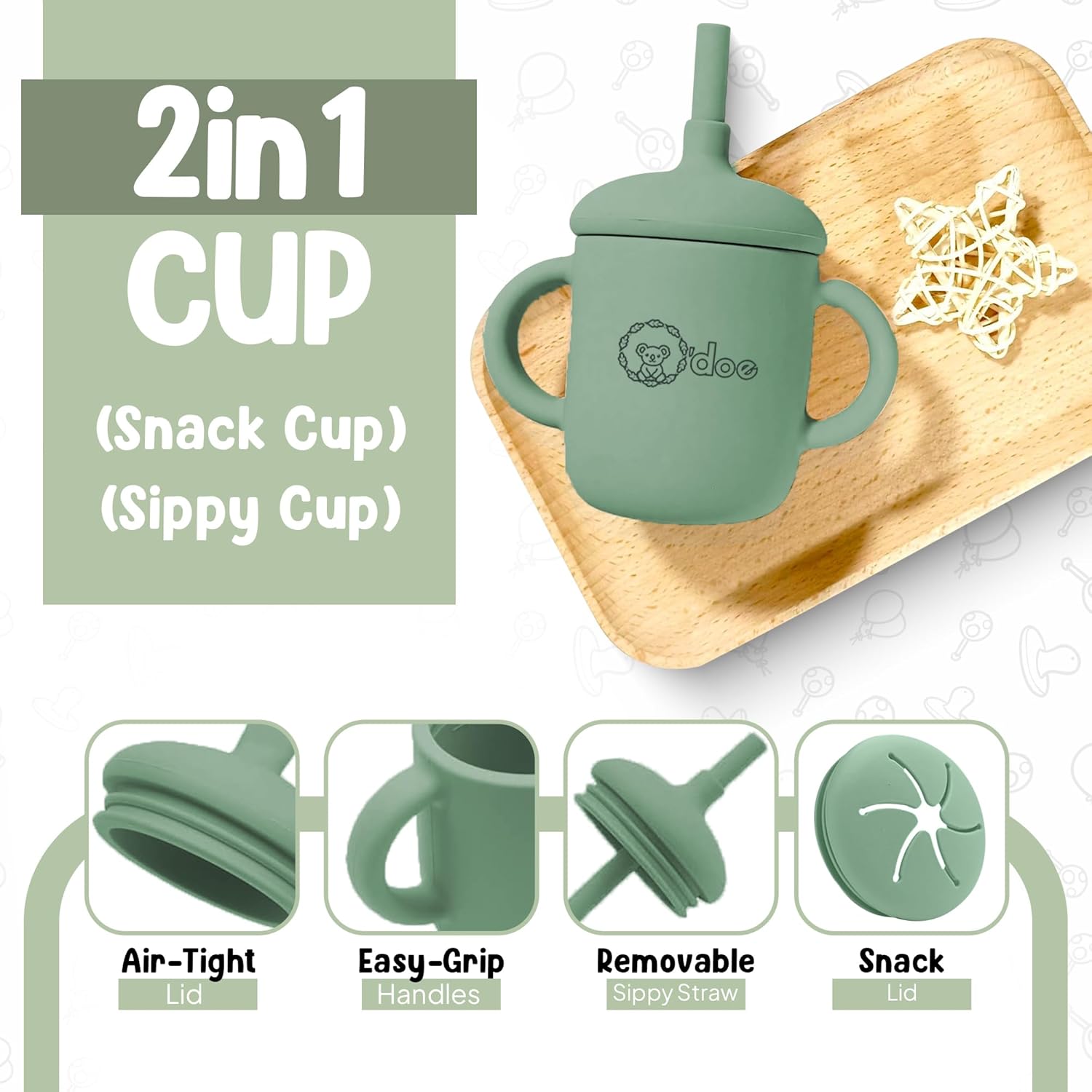 Thumbnail 5 de O'doe 17-Piece Baby Led Weaning Feeding Set