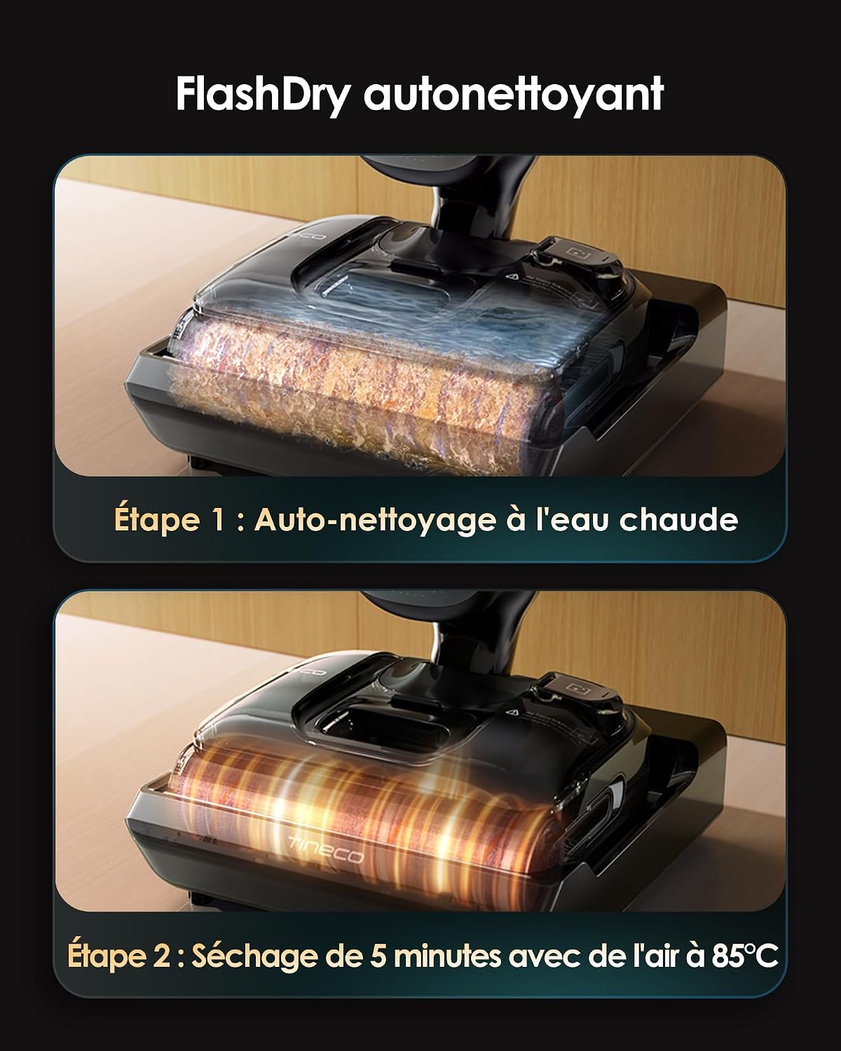 Detalle 2 de Tineco Floor One S7 50 min aspirateur 🧹