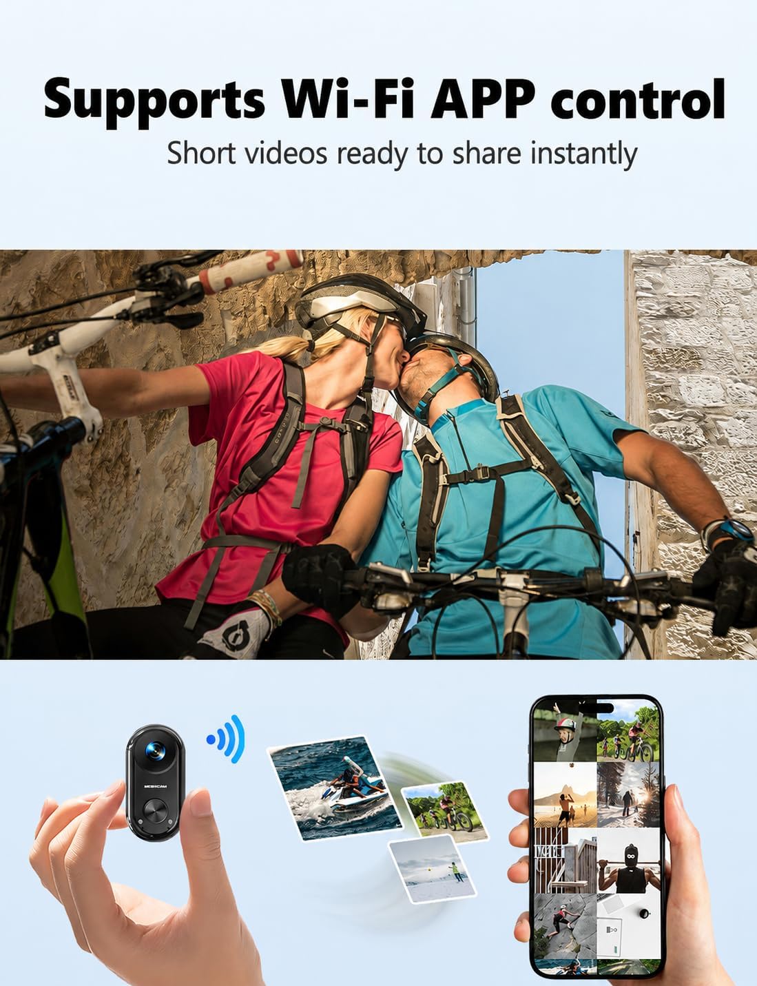 Thumbnail 6 de Apexcam K70 4K Mini Thumb Camera: Compact POV Action Camera for Everyday Adventure