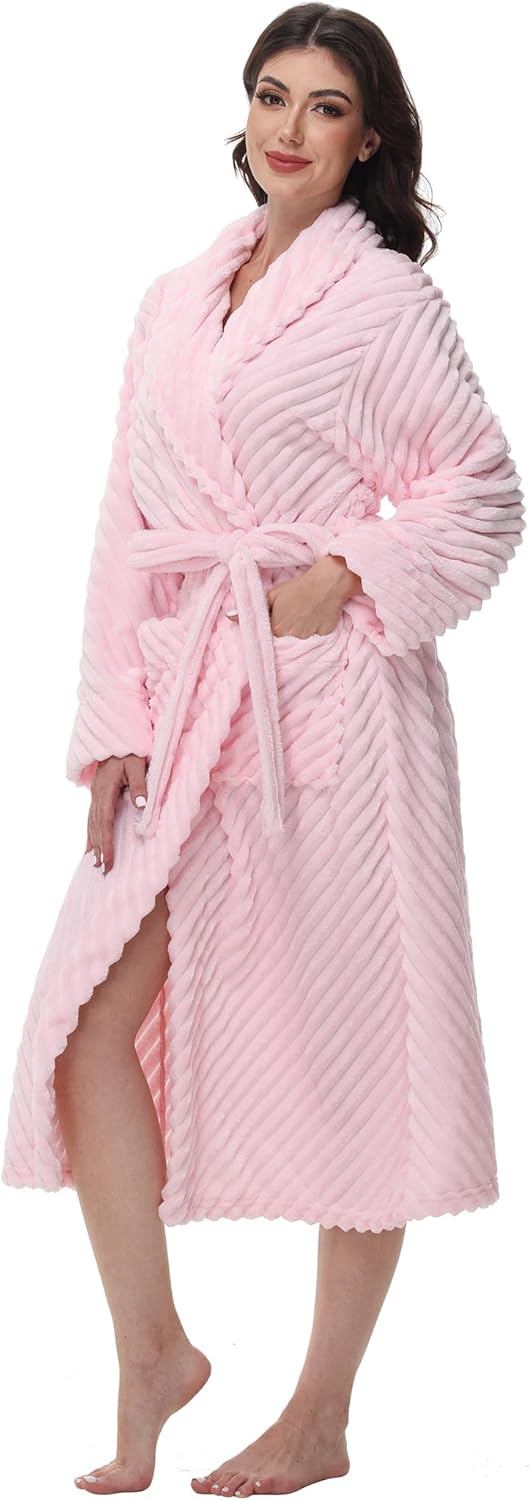 Thumbnail 5 de Yurhap Premium Robes for Women - Super Soft Cozy Fleece Bathrobe