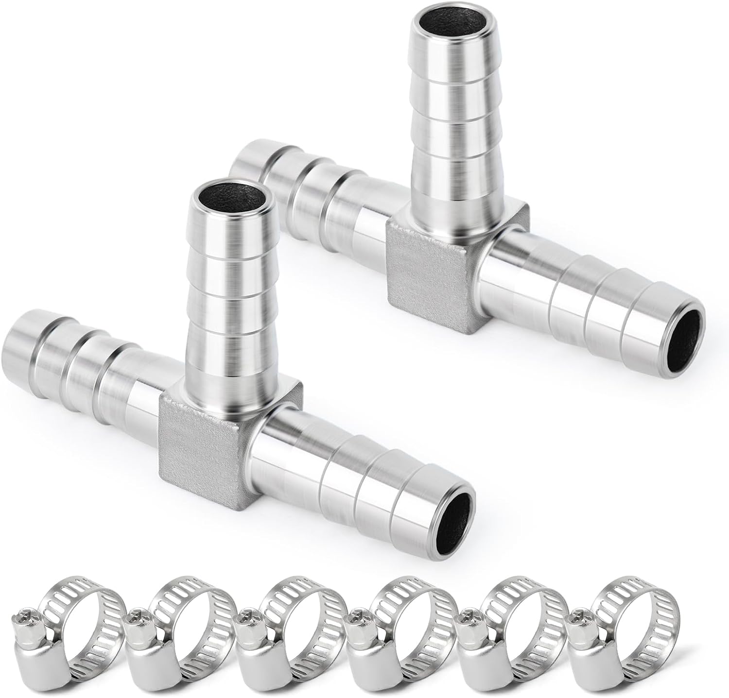 Detalle 2 de ERGAOBOY 10mm T Piece stainless hose fitting
