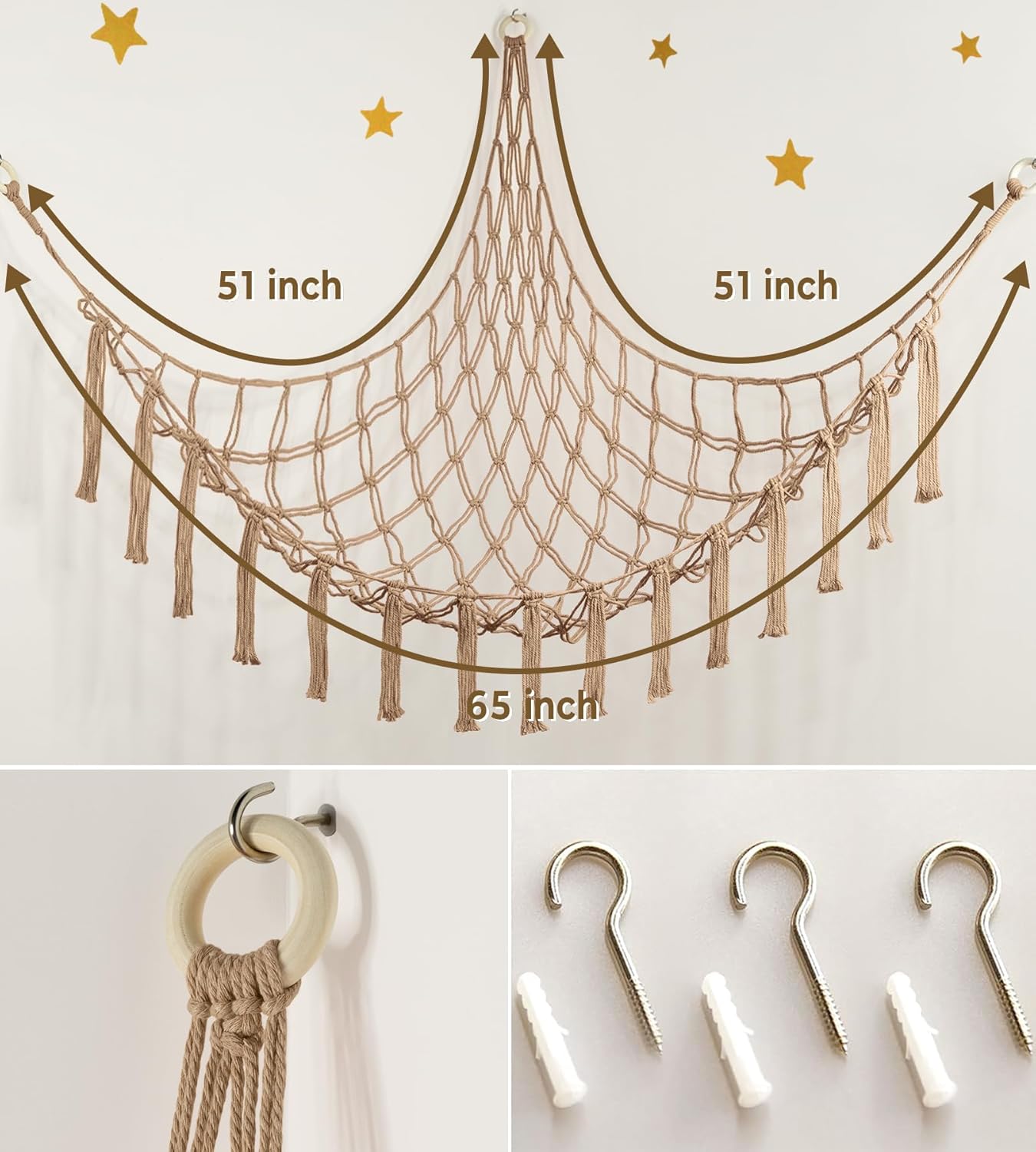 Thumbnail 5 de mirolam Plush Toy Hammock 65 in