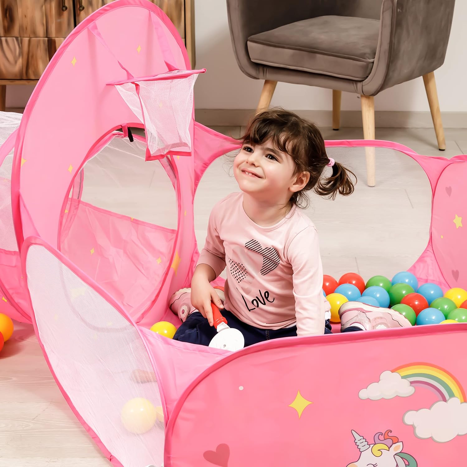 Detalle 1 de Baroni Toys tenda gioco 3 in 1 105x135