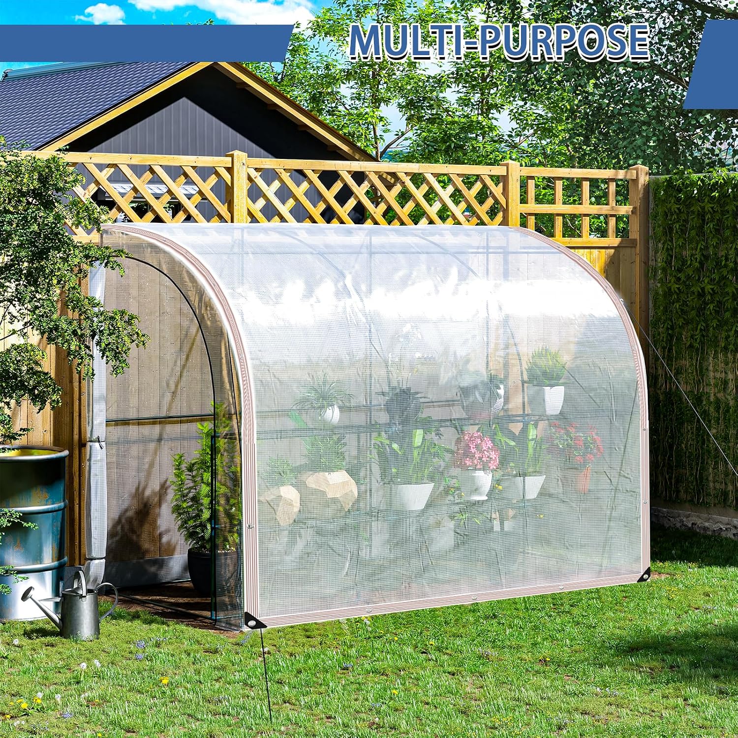 Thumbnail 6 de Cenhadam Clear Vinyl Tarp 5x7 ft