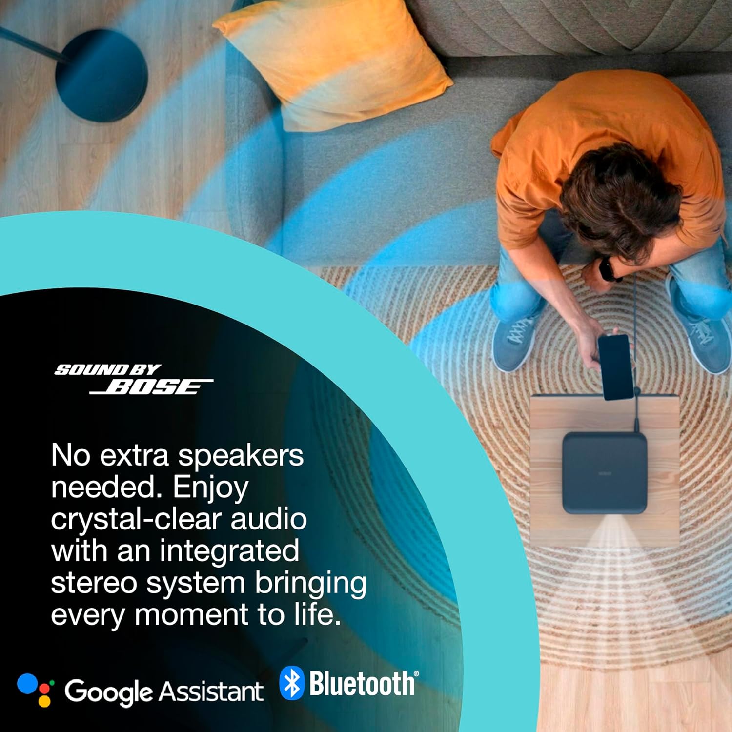 Thumbnail 6 de Epson Lifestudio Pop Plus EF-62N Metallic Navy portable smart projector with Sound by Bose