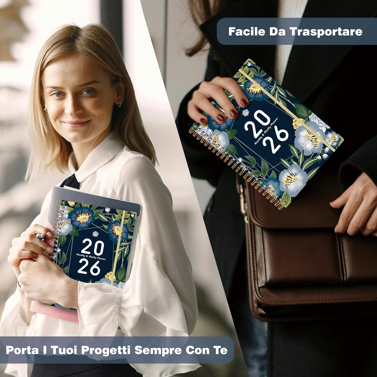 Thumbnail 5 de Gumiho Agenda 2026 Settimanale Spiral A5 (gennaio-dicembre 2026) verde