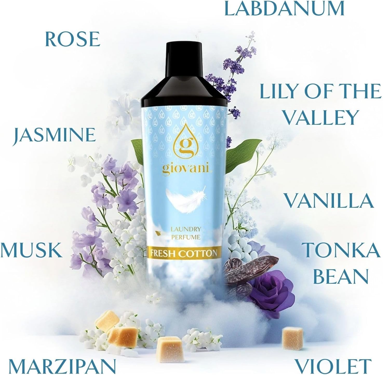 Detalle de Giovani LP-FC-100ML wasparfum Fresh Cotton, vloeibaar, 100 ml