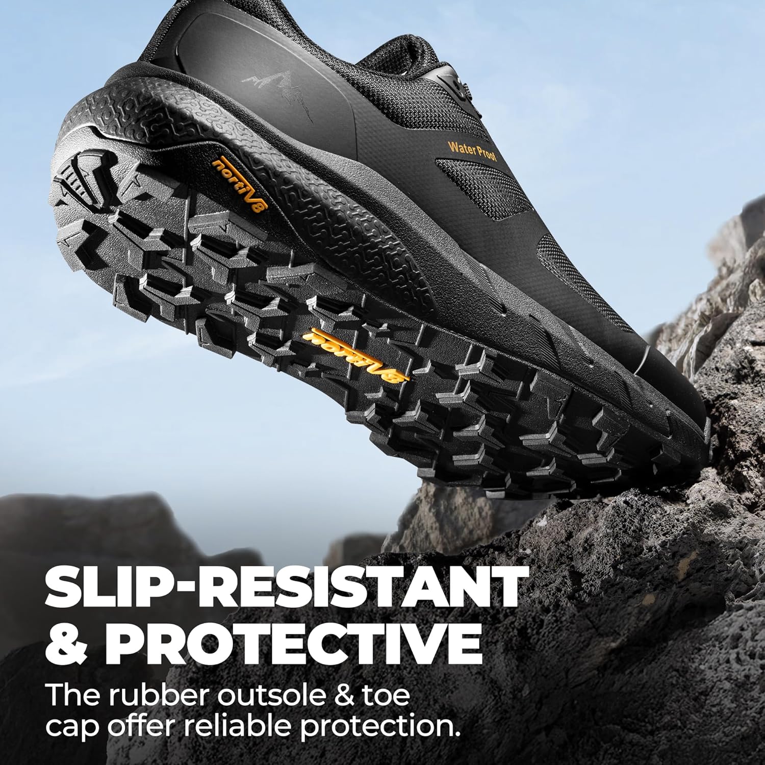 Thumbnail 5 de NORTIV 8 Scarpe da trekking impermeabili uomo StreamRunner: leggere, antiscivolo e con supporto plantare