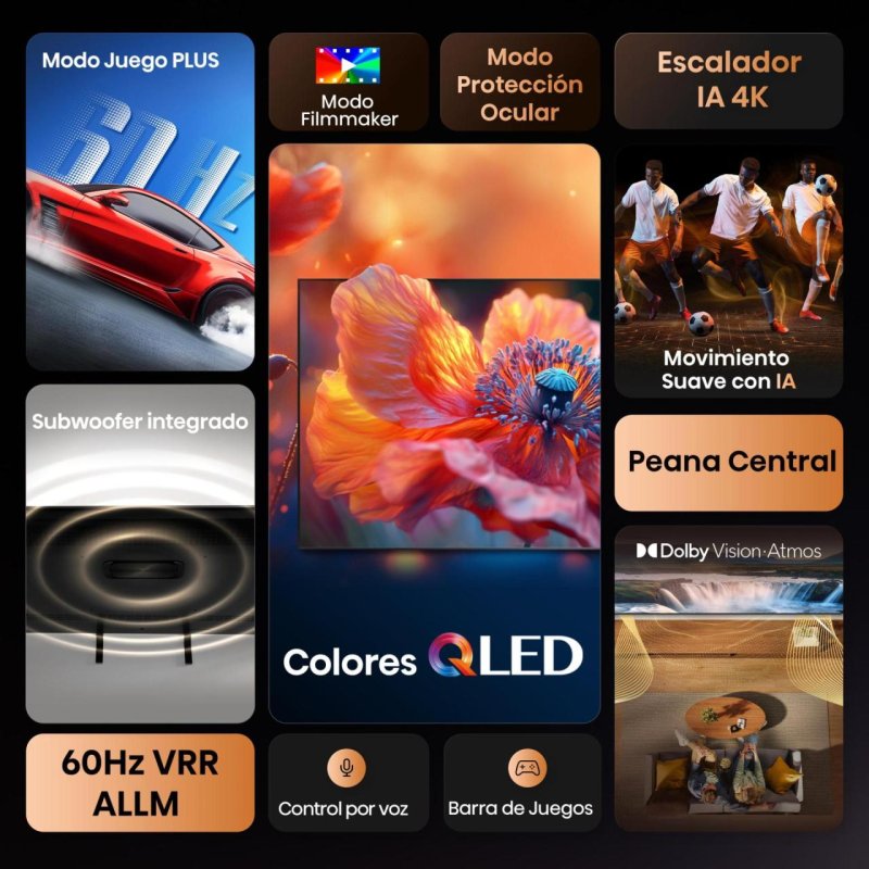 Thumbnail 1 de Hisense QLED 50A7Q 50″ 4K: imagen QLED y sonido envolvente en un solo televisor inteligente