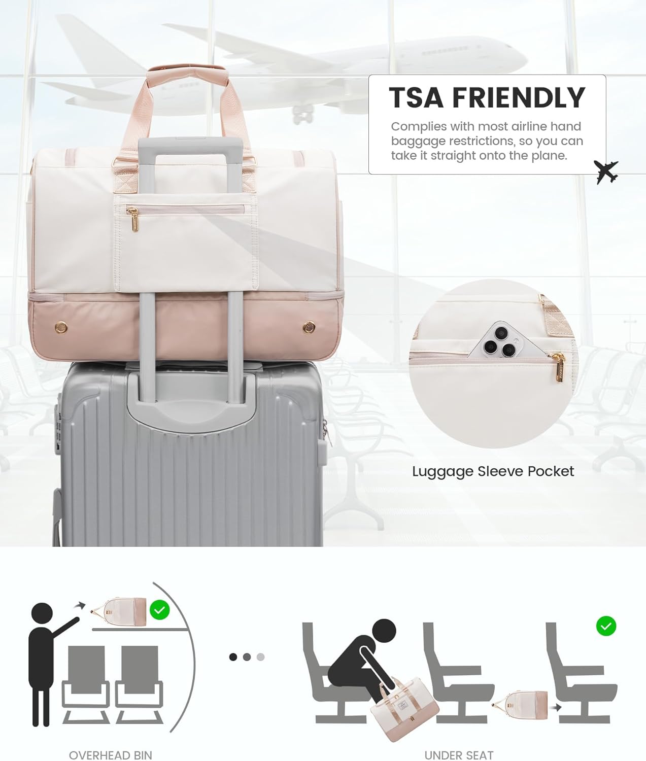 Thumbnail 6 de LOVEVOOK Reisetasche 37L Weekender Bag