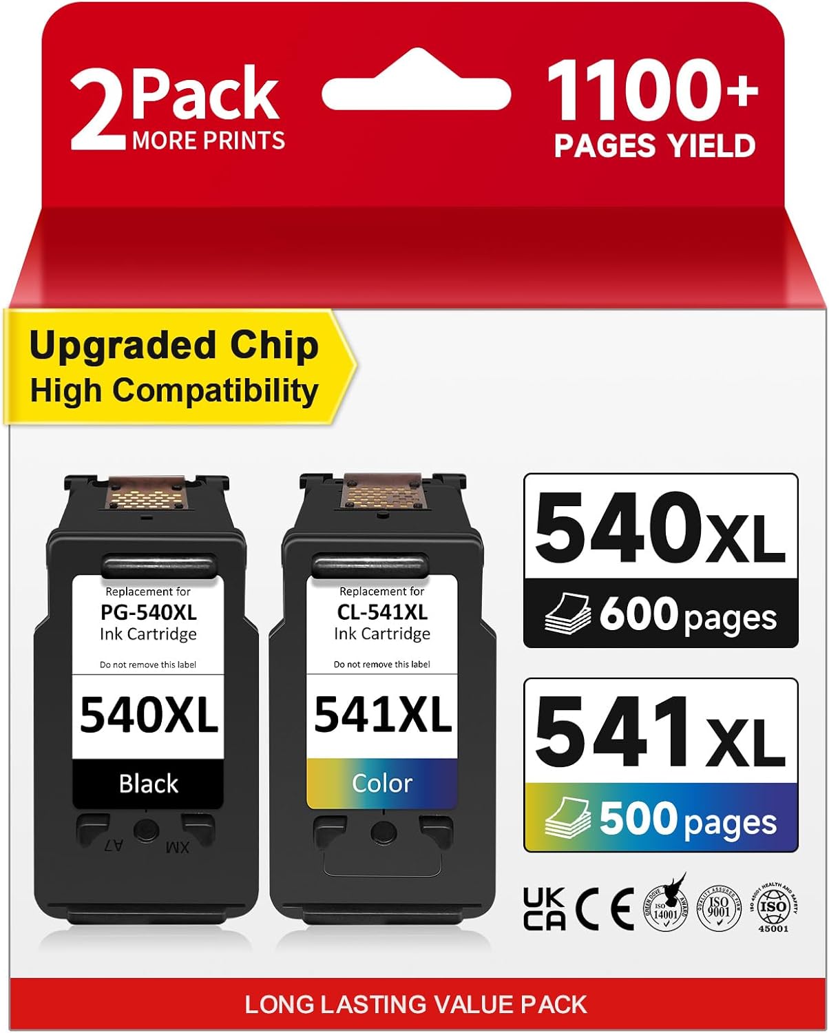 Detalle de InkYeah Druckerpatronen 540/541 XL 2er-Pack 🖨