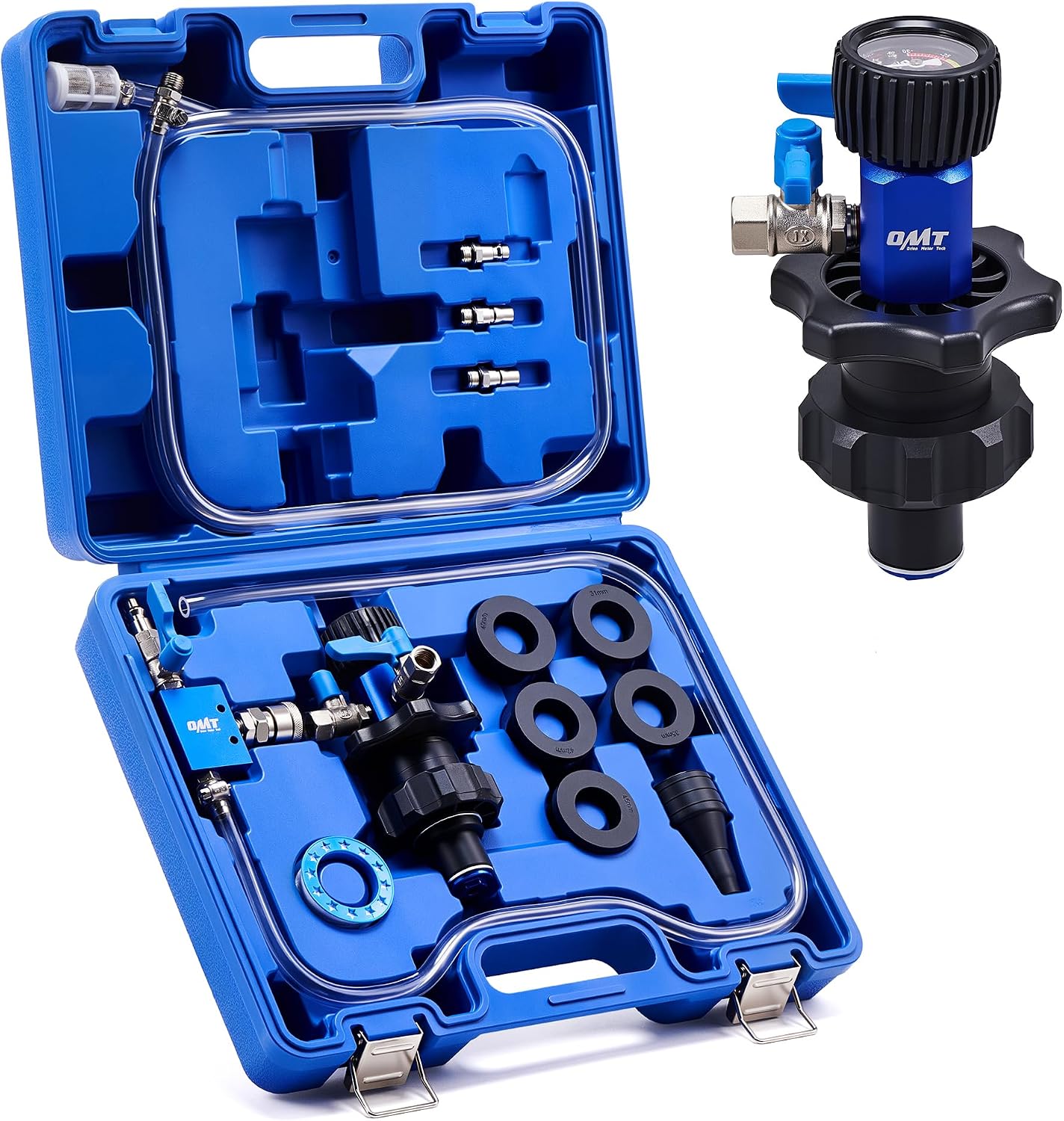 Detalle de Orion Motor Tech Coolant Vacuum Kit 5-adapter 🛠