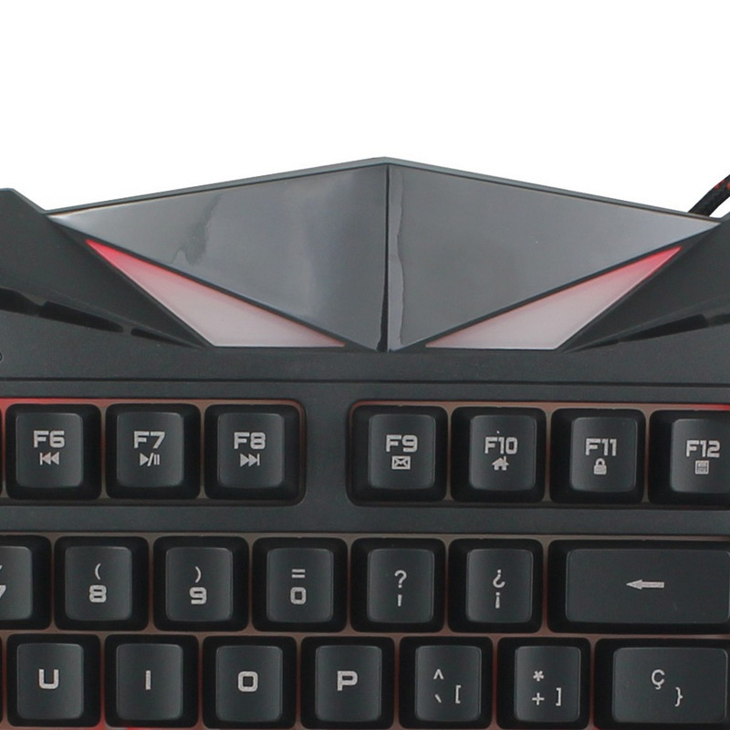 Detalle de Talius Arconte teclado gaming de membrana retroiluminado con reposamuñecas