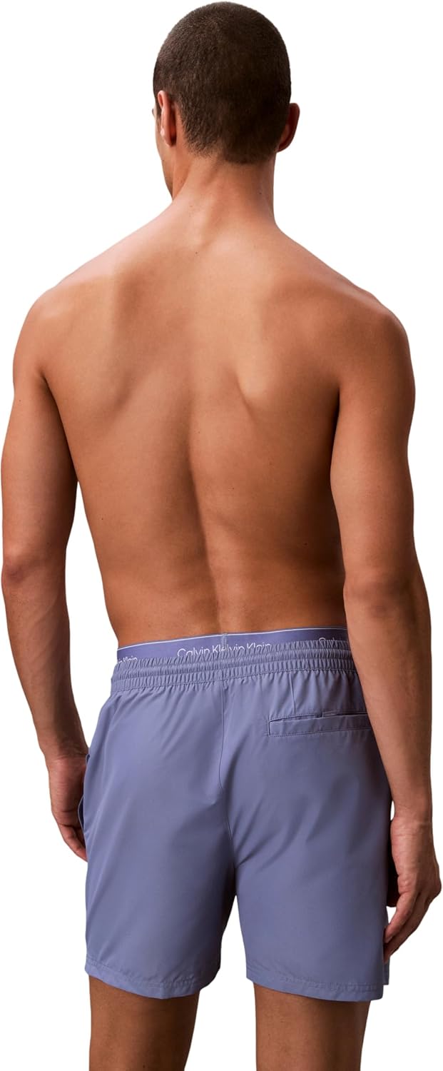 Detalle de Calvin Klein Men's Drawstring Swim Bottoms (Medium) – Pack of 1