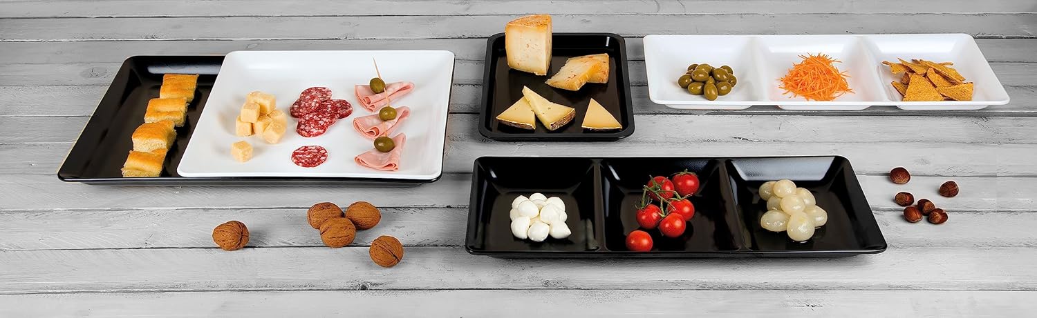 Detalle 2 de Excelsa Happy Hour Bandeja Rectangular Melamina 30x20cm 🛎