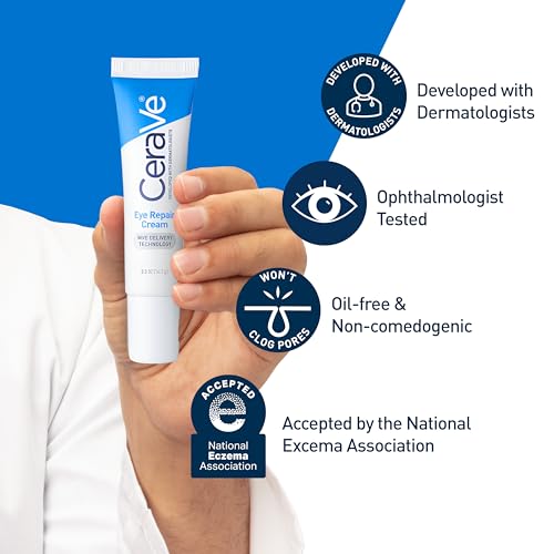 Detalle de CeraVe Eye Repair Cream Review: Depuffs and Hydrates Around the Eyes