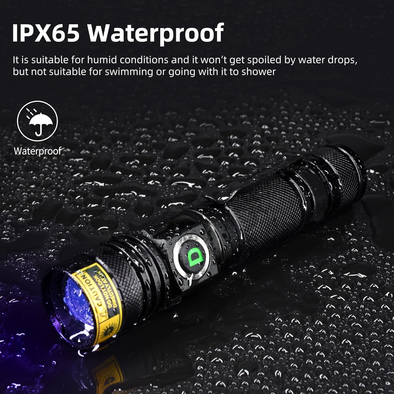 Thumbnail 5 de DARKDAWN UV Torch Flashlight 365nm: Compact USB‑C Ultraviolet Blacklight for Everyday Detection