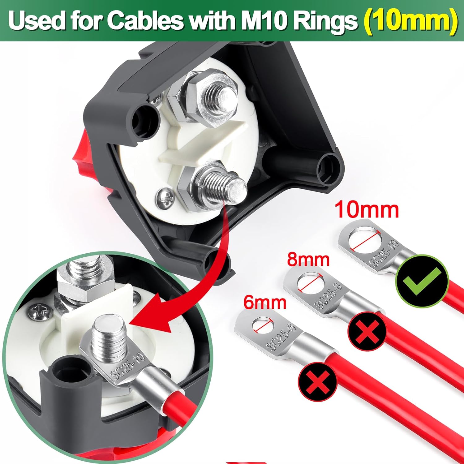 Thumbnail 4 de Bolatus Battery Isolator Switch 200A for Vehicles