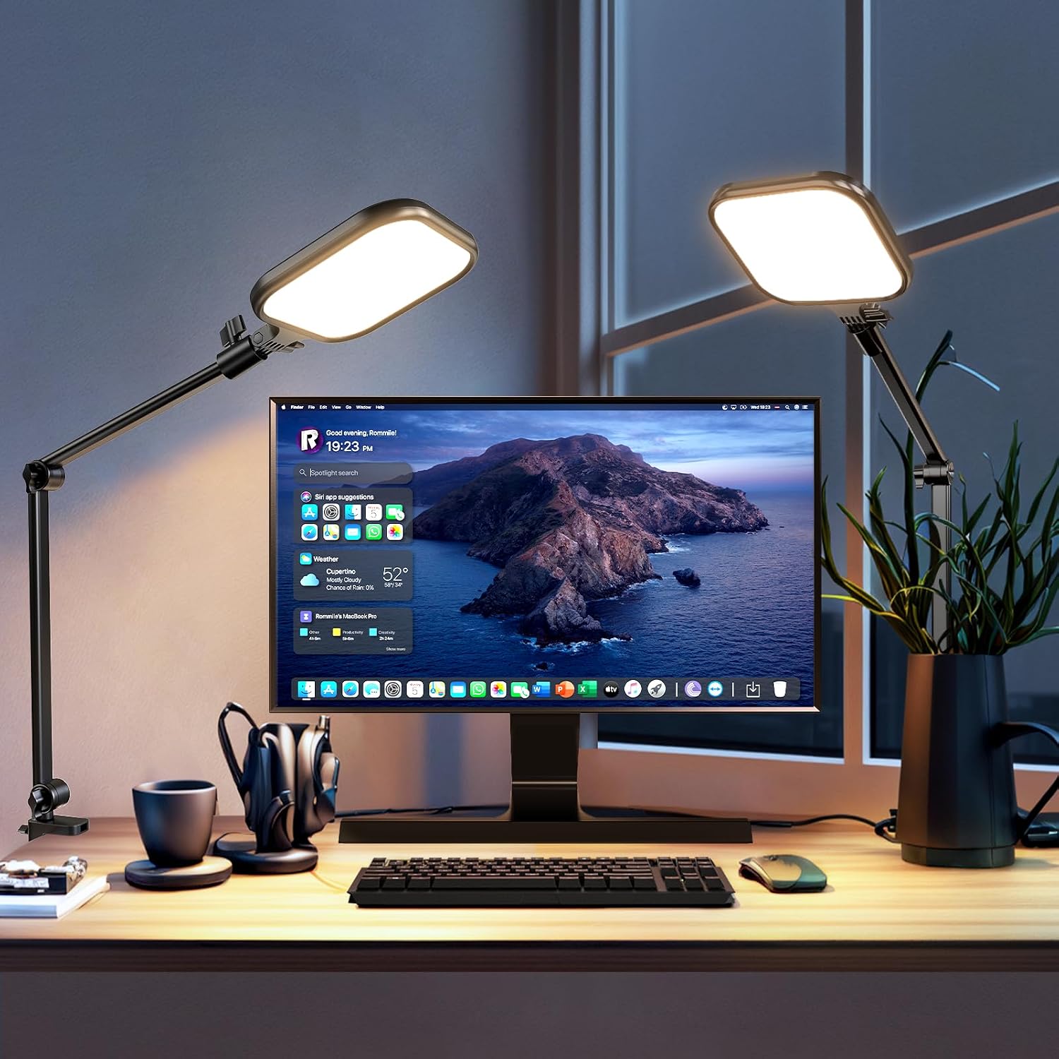 UBeesize Streaming Light 8" Ring Light for Desk