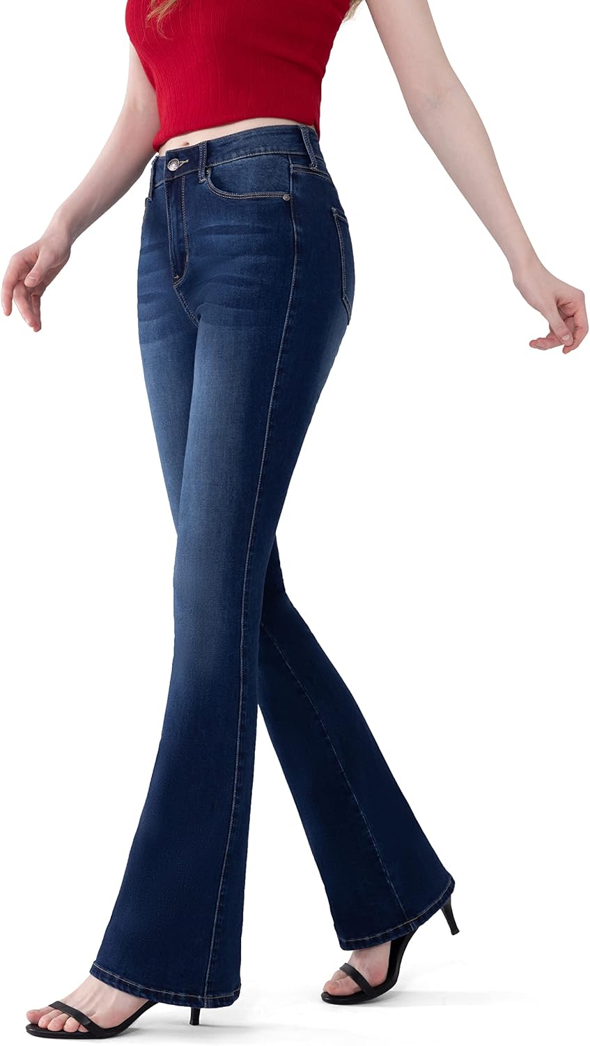 Detalle de FLYING BANANA Totally Shaping Curvy Stretchy Bootcut Flare Jeans