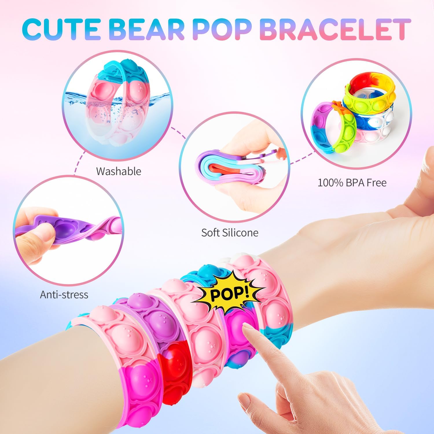 Thumbnail 2 de Pop It oso pulsera silicona
