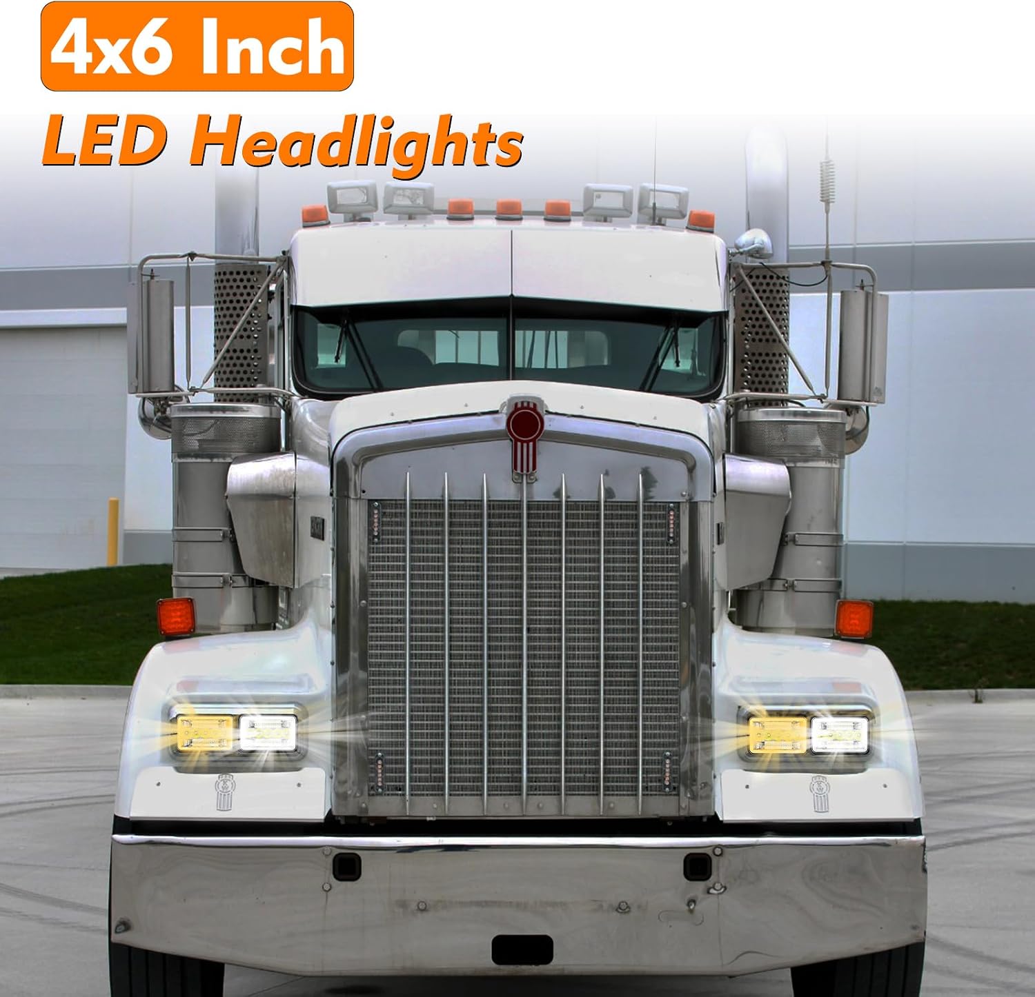 Thumbnail 1 de AAIWA 4x6-inch LED headlights