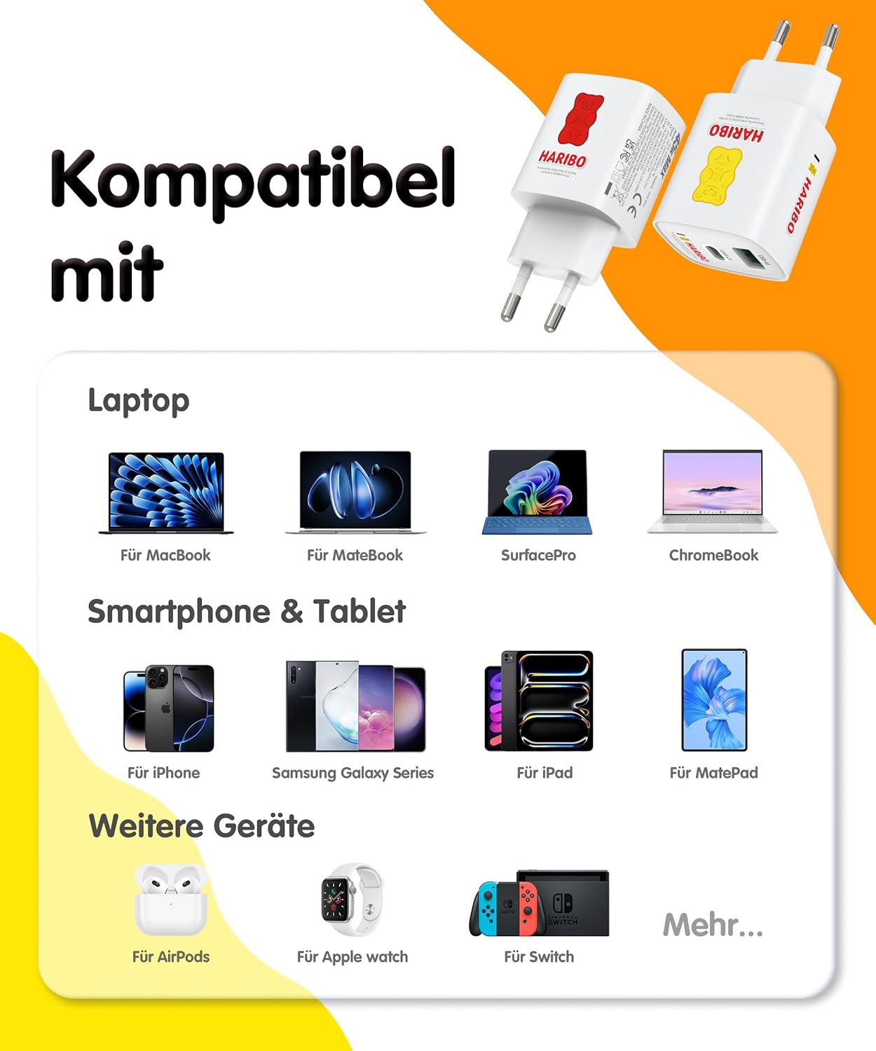 Thumbnail 6 de HARIBO 45W USB C Ladegerät 45W