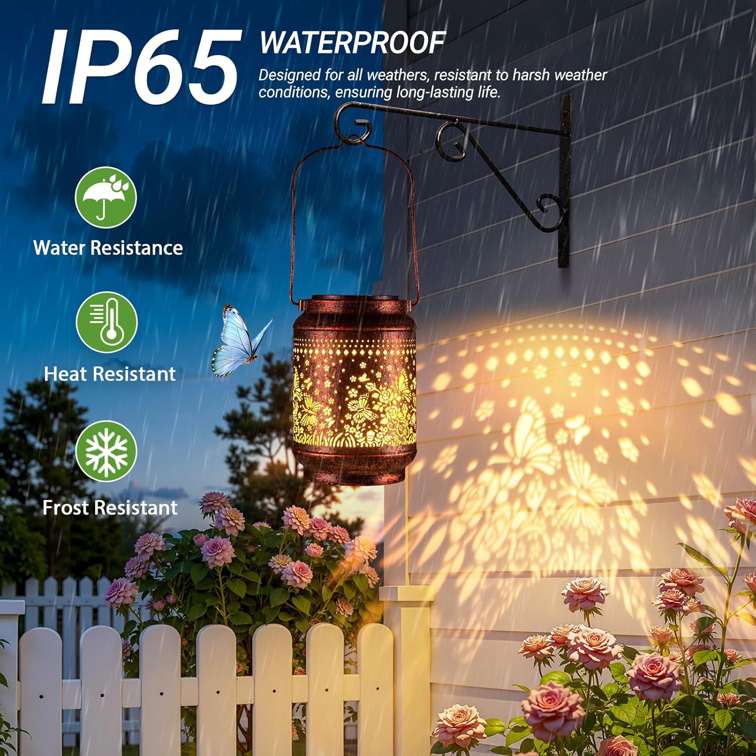 Thumbnail 5 de BUCASA solar garden lights 2 pack