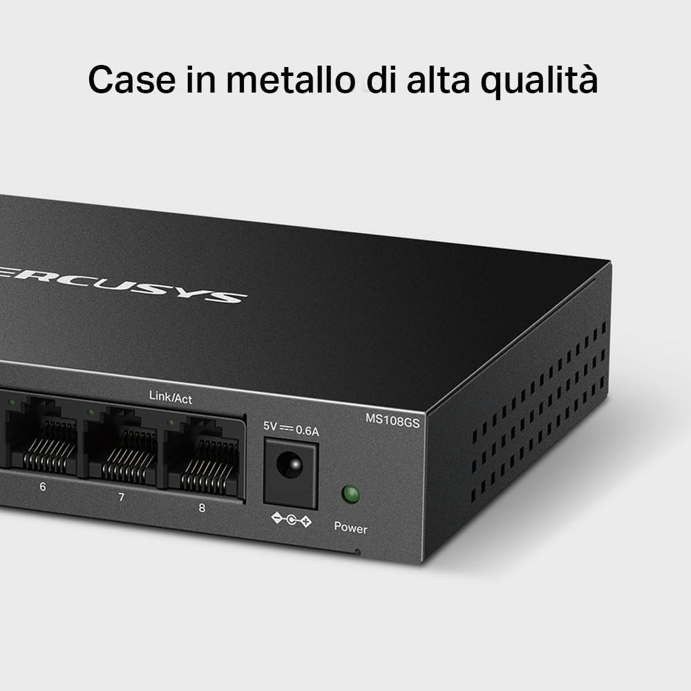 Thumbnail 4 de TP-Link Mercusys MS108GS Switch Ethernet 8 porte Gigabit 📡